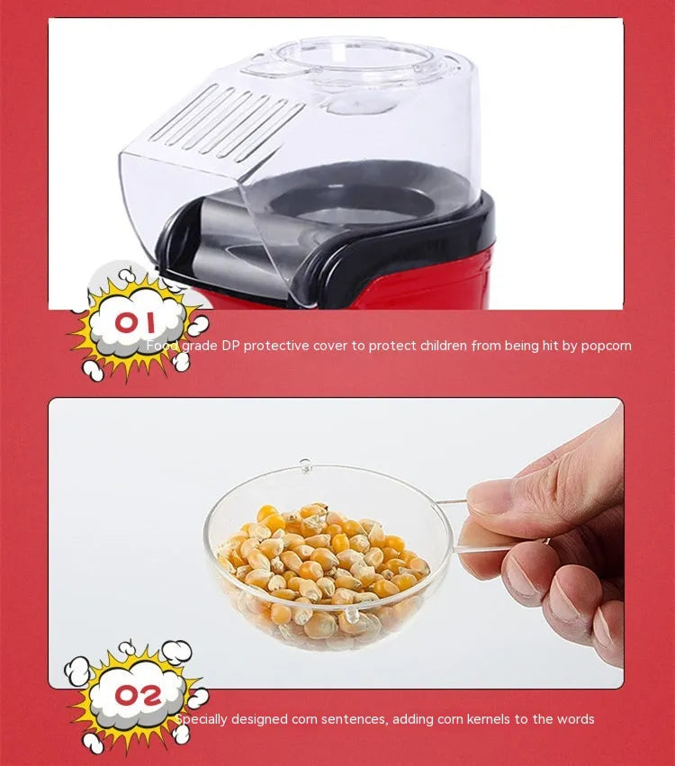 Blowing Electric Popcorn Machine