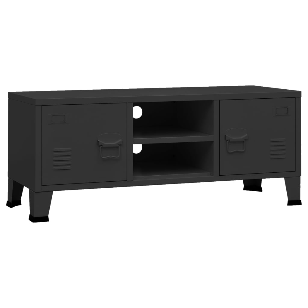 vidaXL TV Stand TV Console Sideboard TV Unit Home Media Unit Cupboard Metal
