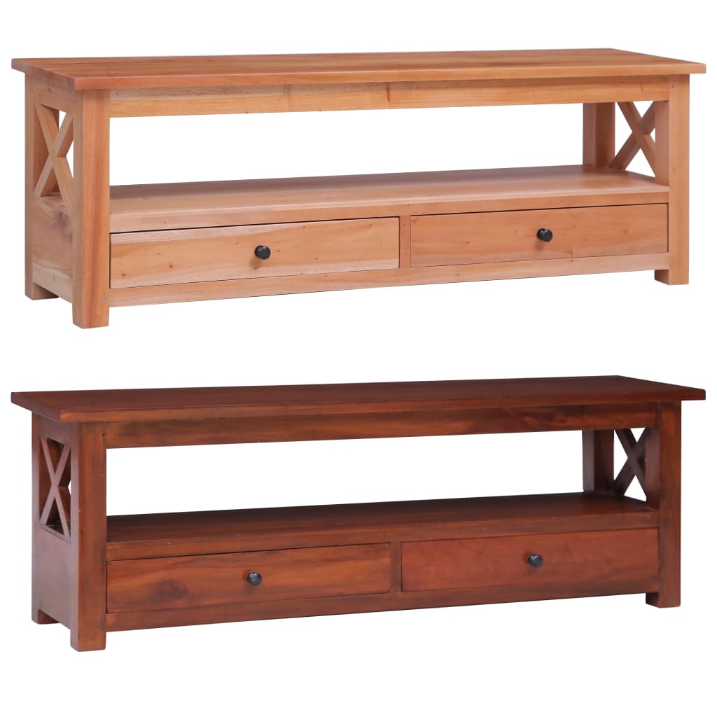 vidaXL TV Stand TV Unit Sideboard TV Console Media Unit Solid Mahogany Wood