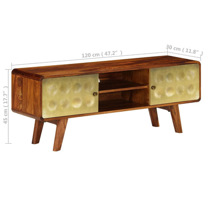 vidaXL TV Stand TV Unit Sideboard Home TV Console Media Unit Solid Mango Wood