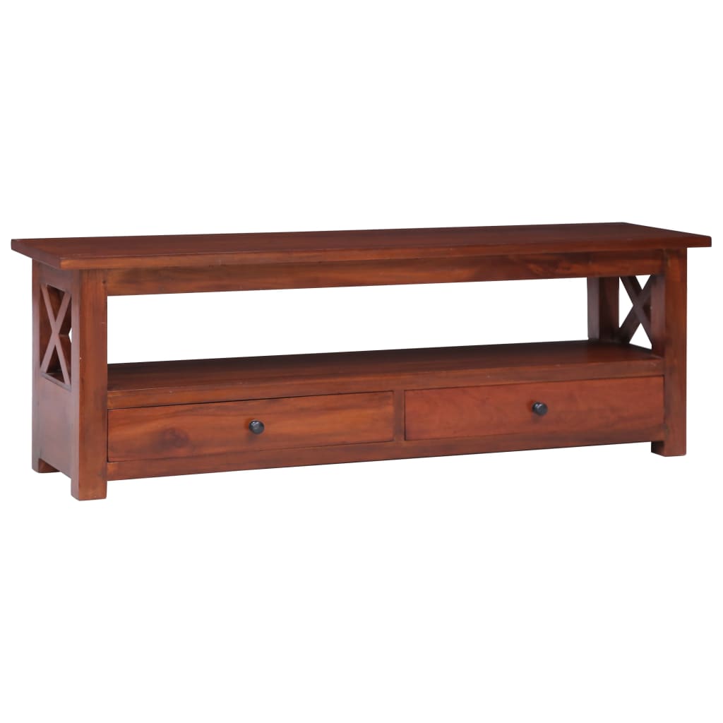 vidaXL TV Stand TV Unit Sideboard TV Console Media Unit Solid Mahogany Wood