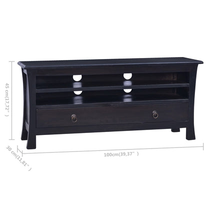 vidaXL TV Stand TV Unit Sideboard TV Console Media Unit Solid Mahogany Wood