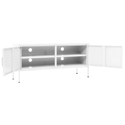 vidaXL TV Stand TV Unit Sideboard Home TV Console Media Unit Cupboard Steel
