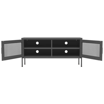 vidaXL TV Stand TV Unit Sideboard Home TV Console Media Unit Cupboard Steel