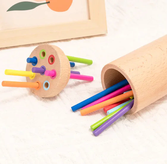 Wooden Stick Tower Balance Game