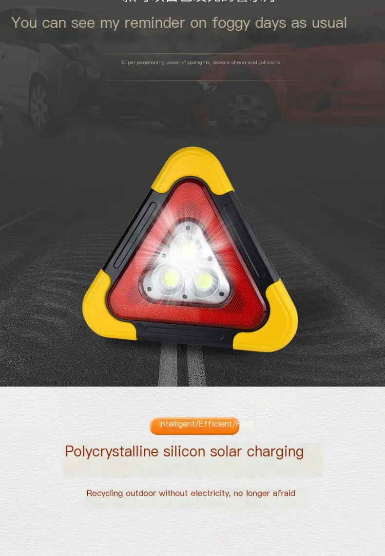 LED Triangular Warning Light