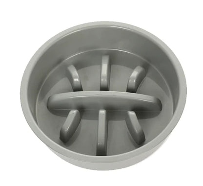 Elevated Slow-Feed Dog Bowl