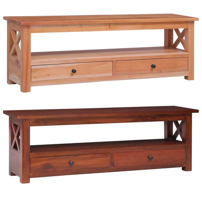 vidaXL TV Stand TV Unit Sideboard TV Console Media Unit Solid Mahogany Wood