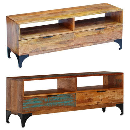 vidaXL TV Stand Monitor Stand Desktop Stand TV Console Media Unit Mango Wood