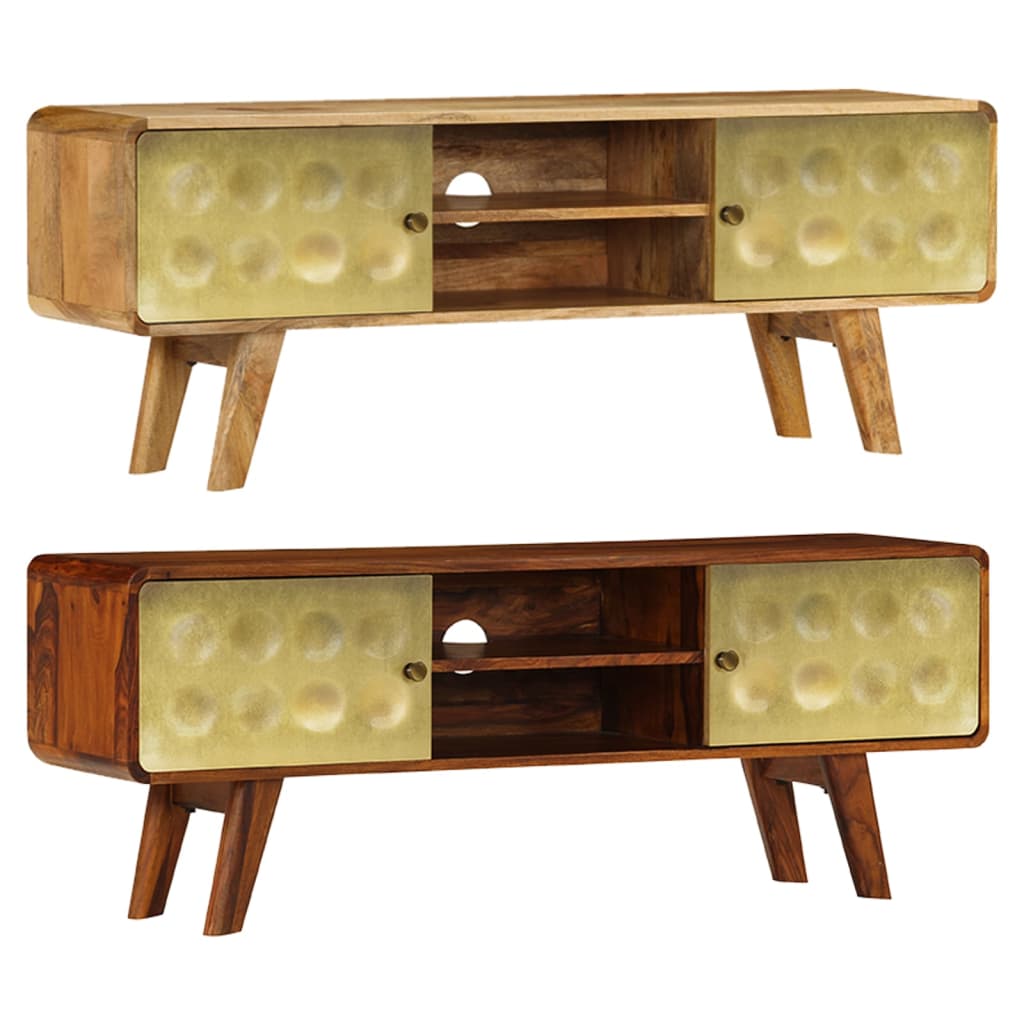 vidaXL TV Stand TV Unit Sideboard Home TV Console Media Unit Solid Mango Wood