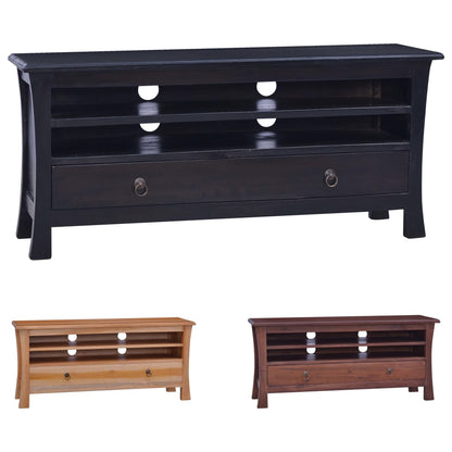 vidaXL TV Stand TV Unit Sideboard TV Console Media Unit Solid Mahogany Wood